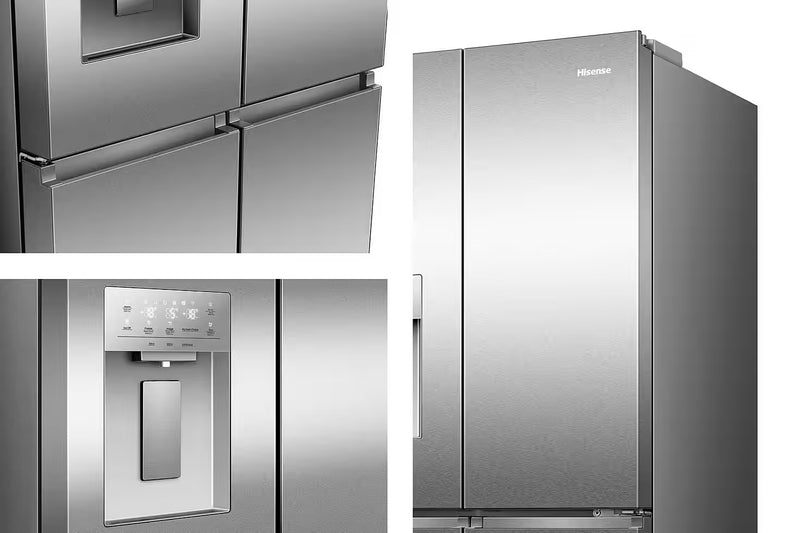 HISENSE || Side-by-side || 80CM || Koelkast || No Frost || MultiDoor || Dual Tech || WiFi || RQ5P470SY