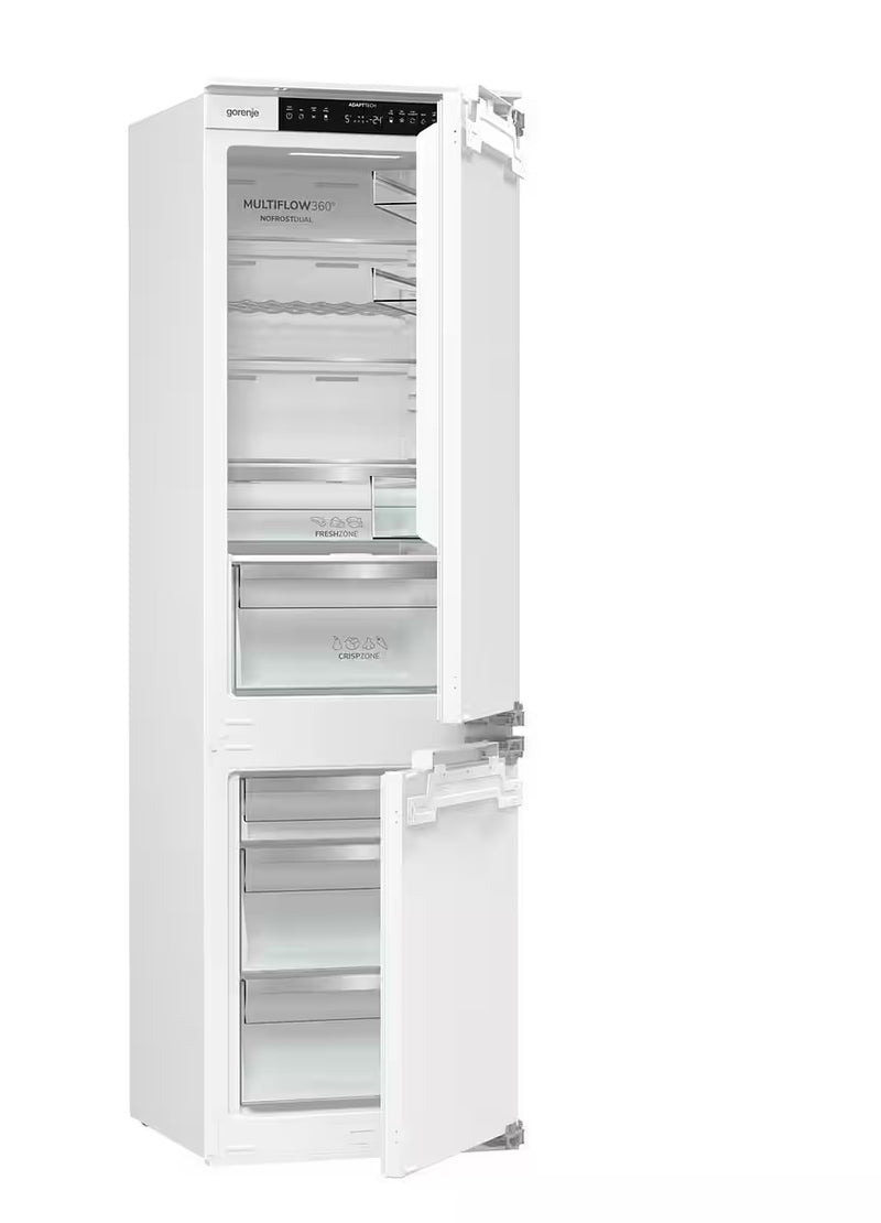 GORENJE || 178CM || Inbouw || Koelvriescombinatie || NoFrostDual || WiFi || Deur-op-Deur || AdaptTech || FreshZone || NRKI517C62WF