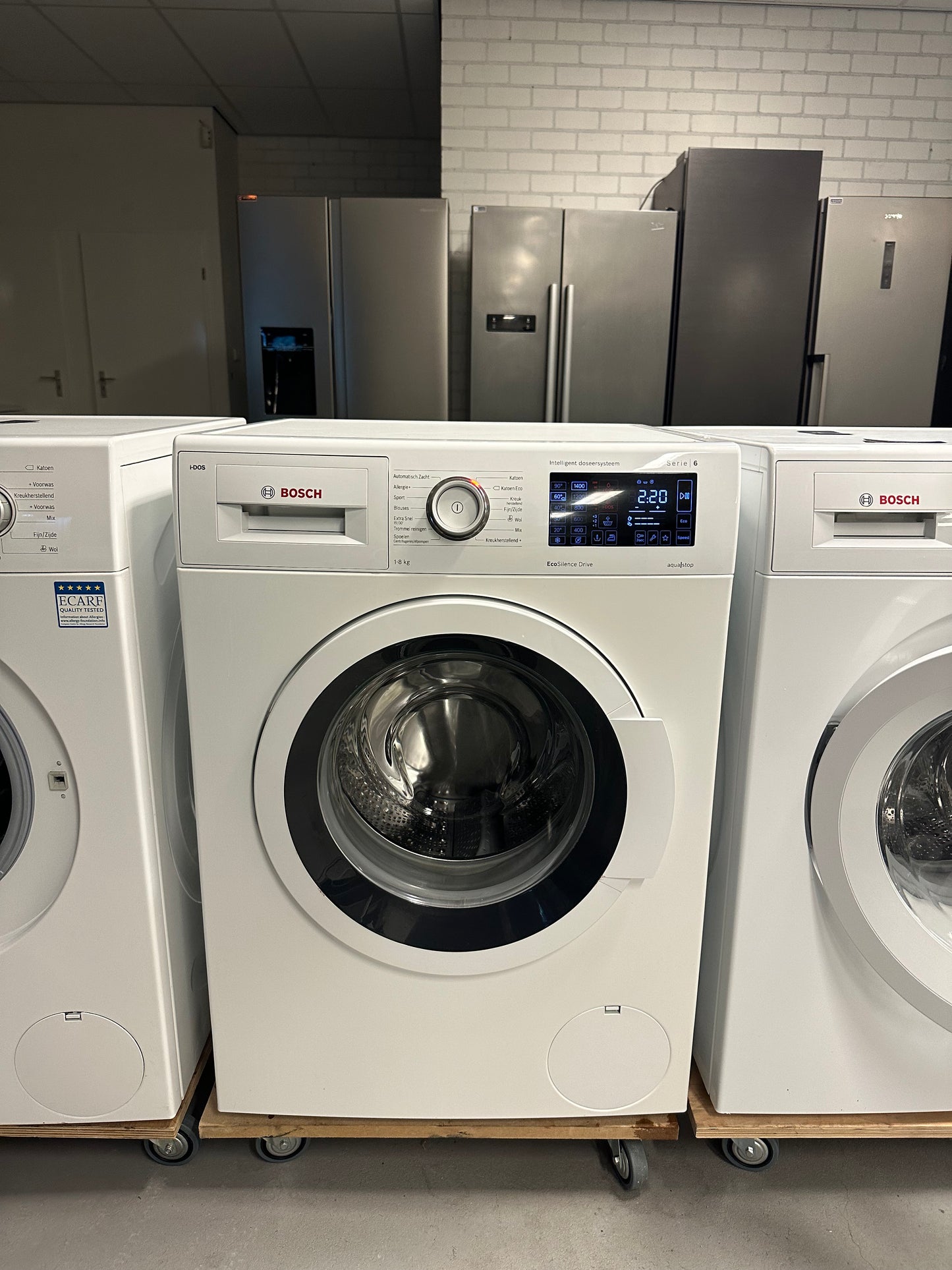 BOSCH SERIE 6 I-DOS 8KG A+++ -30% WASMACHINE VRIJSTAAND VOORLADER