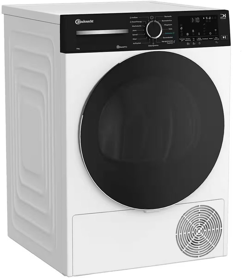 BAUKNECHT || 9KG || Warmtepompdroger || A || IronEase || A-Noise || WiFi || AdaptiveDry || BT 97A WB ||