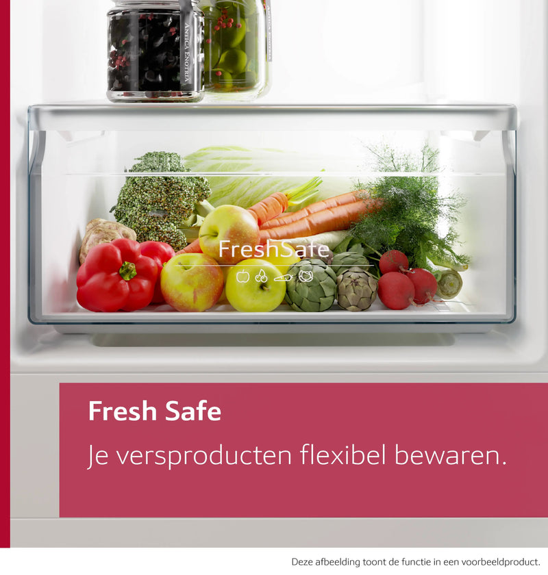 NEFF || 178CM || Inbouw || Koelkast || Koelvries || Sleepdeur || LowFrost || 35dB || KI5861SE0