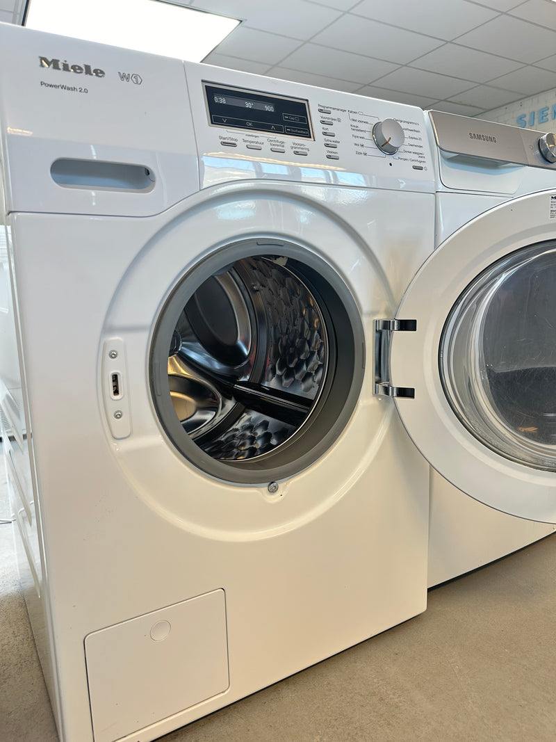 MIELE || W1 || POWERWASH 2.0 ||8KG || 1600T || WASMACHINE ||VRIJSTAAND || VOORLADER || CapDosing ||