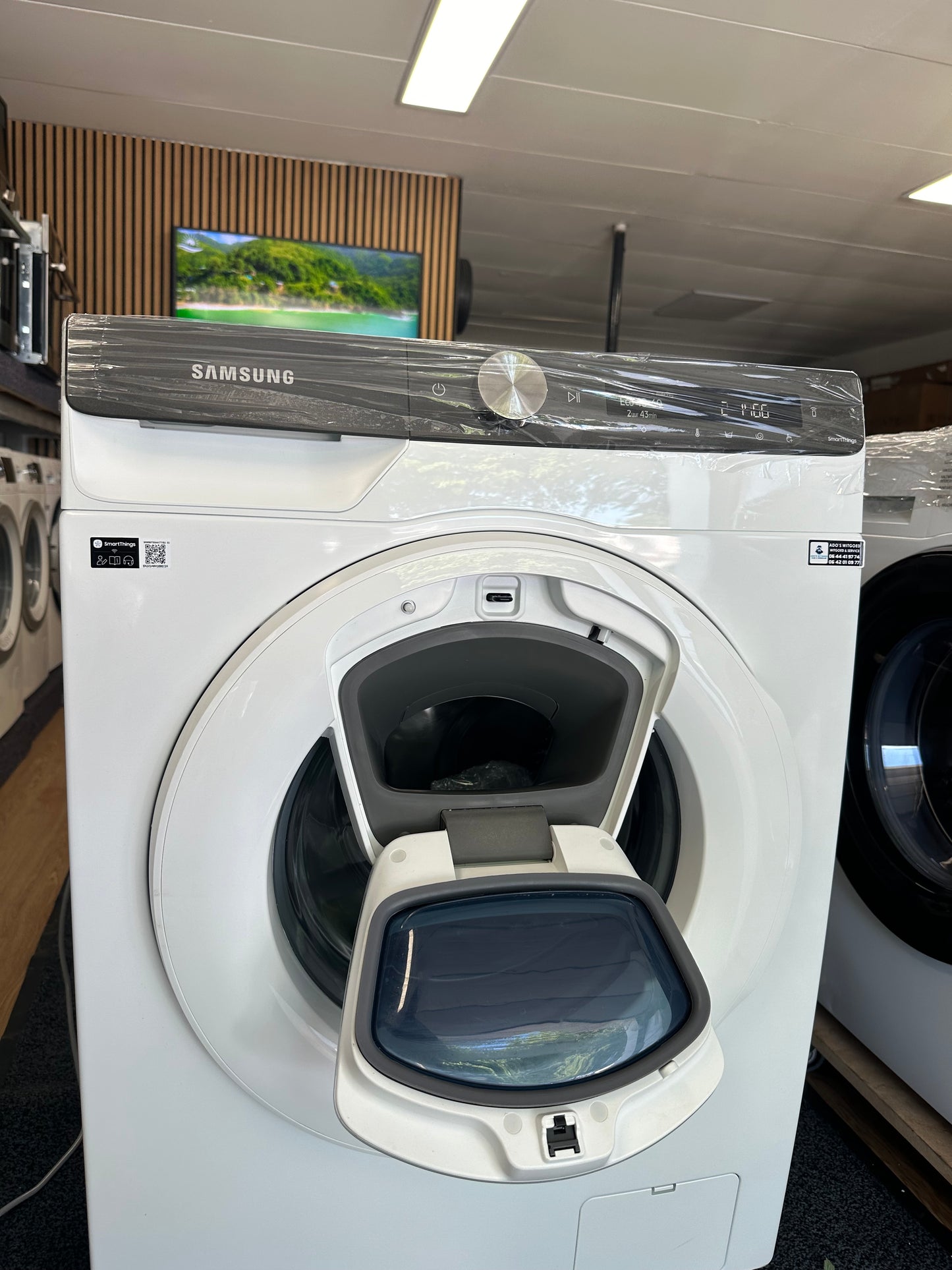 SAMSUNG 9KG WASMACHINE VOORLADER WW90T554ATT