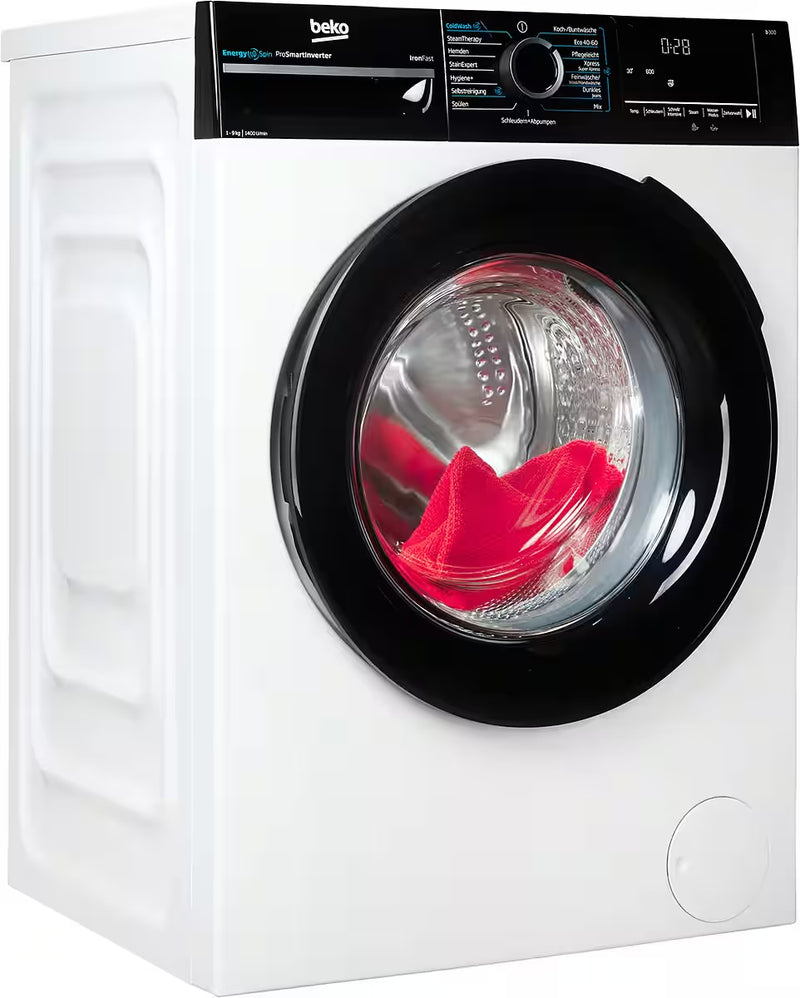 BEKO || 9KG || Wasmachine || A || EnergySpin || SteamCure || IronFast || BM3WFU4941W