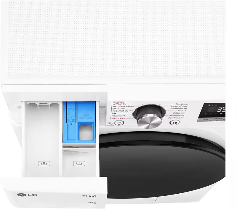 LG || ThinQ || 10KG || Wasmachine || Steam || WiFi || TurboWash 360 || F4WR700Y