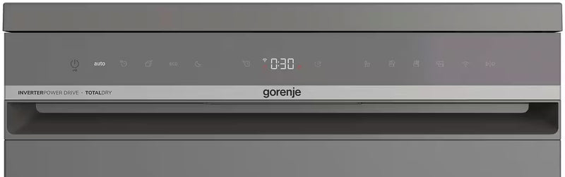 GORENJE || RVS || VAATWASSER || VRIJSTAAND || 16 COUVERTS || WiFi || AutoOpen || PowerDrive || TotalDry || GS673A96X ||