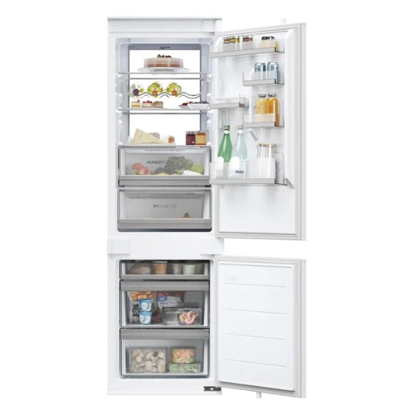 HAIER || Series 6 Titanium || 178CM || Inbouw || Koelvrieskast || WiFi || No Frost || myZone || Deur-op-deur || HBW7518CF
