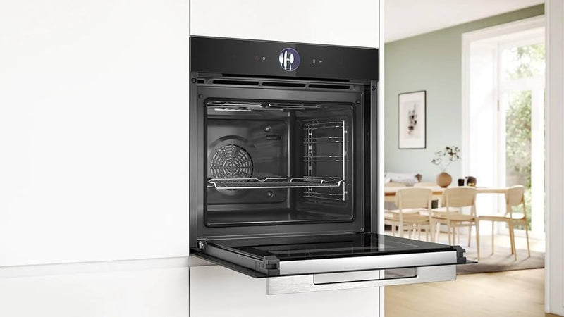 BOSCH || SERIE 8 || COMBI-STOOMOVEN || INBOUW || AirFry || HomeConnect || 71L || Pyrolyse || HRG7764B1