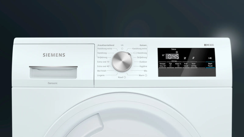 SIEMENS || IQ300 || 8KG || CONDENSDROGER || AutoDry || WT43N272NL ||