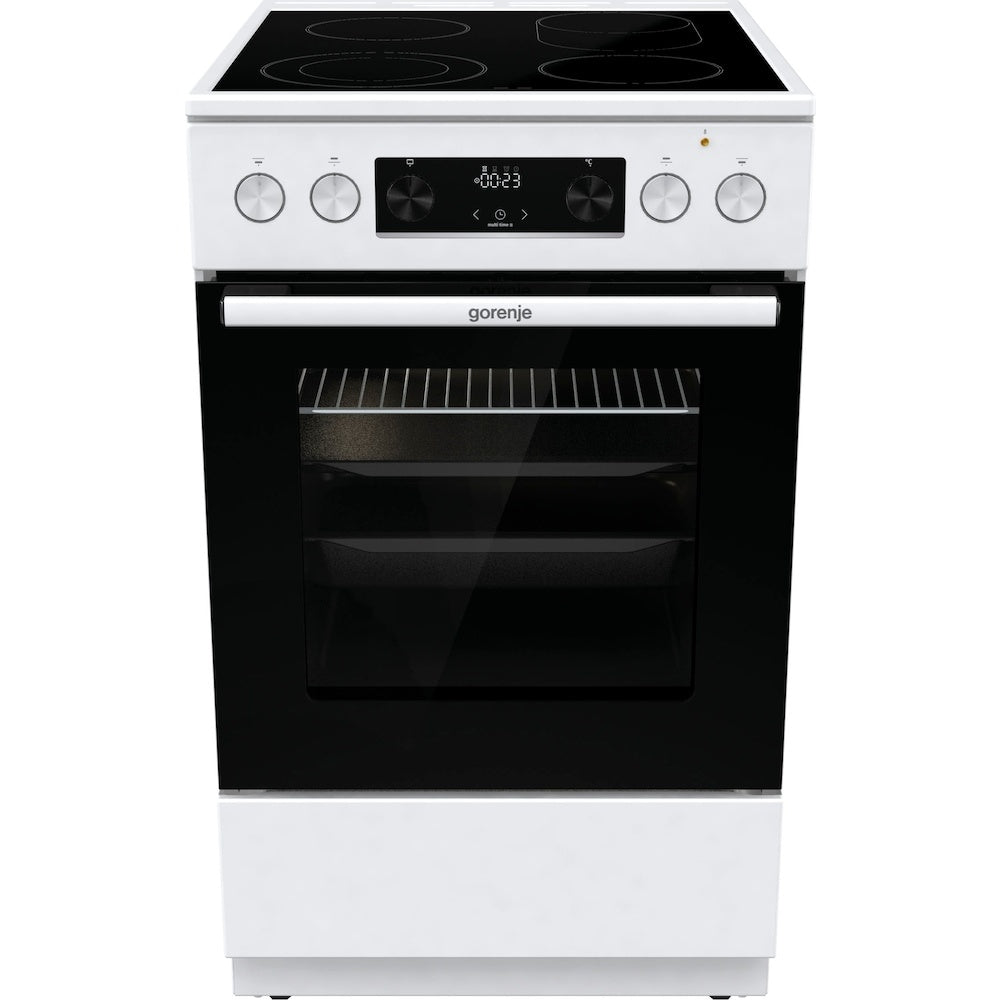 GORENJE 50CM Keramisch fornuis 70L VRIJSTAAND GECS5C71WPEOT