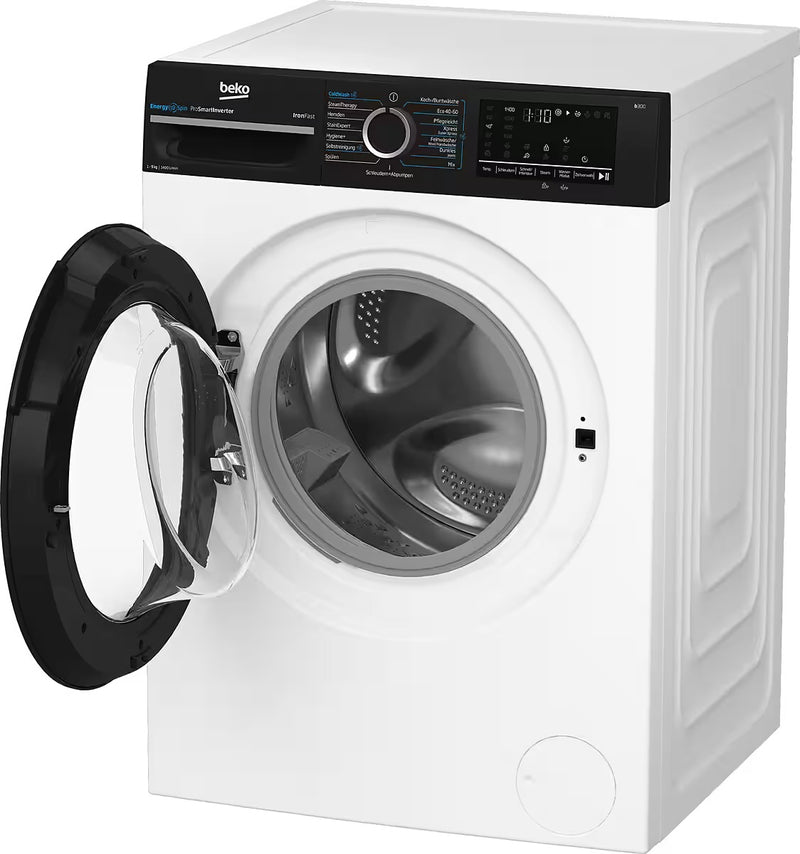 BEKO || 9KG || Wasmachine || A || EnergySpin || SteamCure || IronFast || BM3WFU4941W