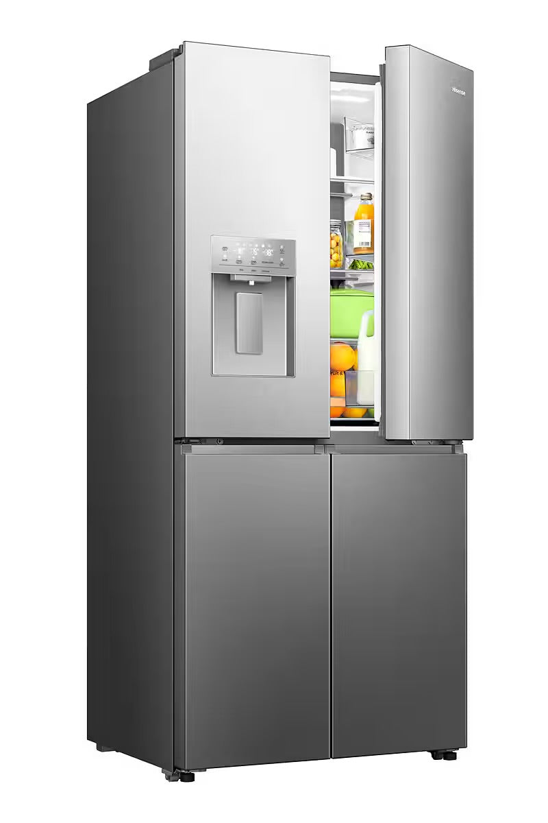 HISENSE || Side-by-side || 80CM || Koelkast || No Frost || MultiDoor || Dual Tech || WiFi || RQ5P470SY