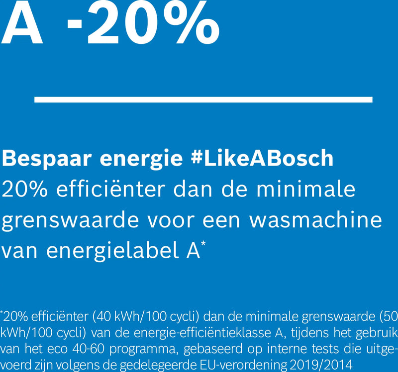 BOSCH || Serie 6 || 9KG || Wasmachine || A || IronAssist || SpeedPerfect || WGG244ZV0