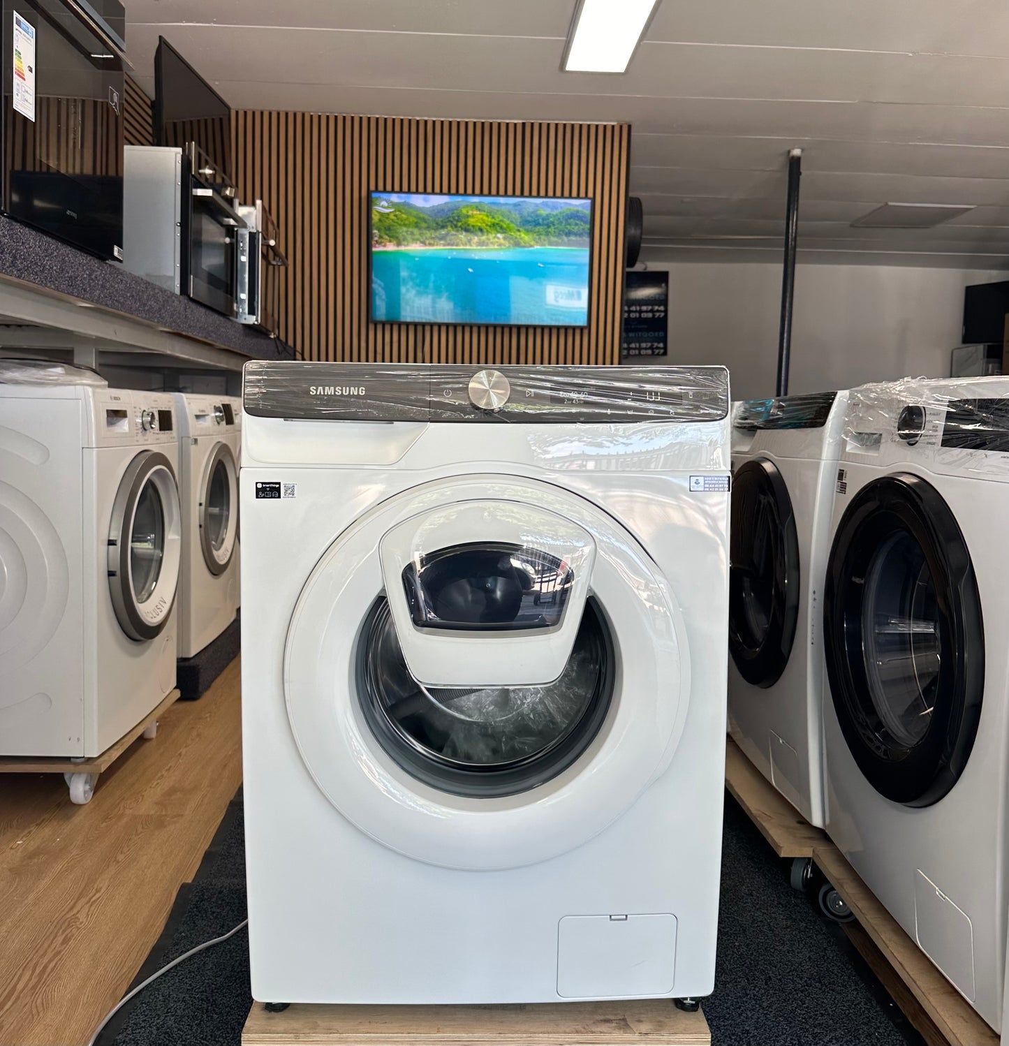 SAMSUNG 9KG WASMACHINE VOORLADER WW90T554ATT