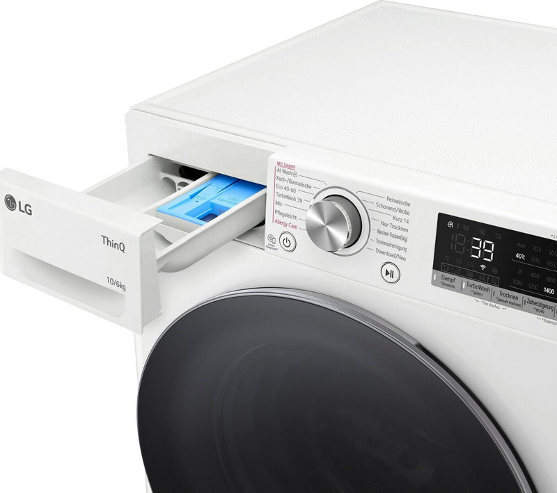 LG SERIE 7 || ThinQ || 10KG || Was-droogcombinatie || TurboWash || WiFi || Steam || W4WR70X61