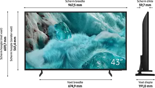 SAMSUNG || 43” || QLED || HDR10+ || 43Q7FA ||