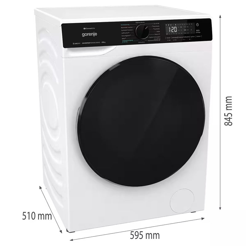 GORENJE || SteamTech || Was-droogcombinatie || 8KG || WiFi || AllergySteam || PowerJetWash || WD2PA854ADW
