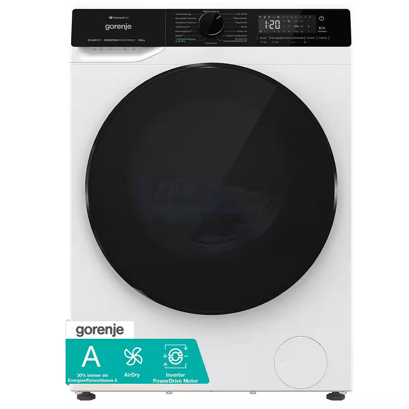 GORENJE || SteamTech || Was-droogcombinatie || 8KG || WiFi || AllergySteam || PowerJetWash || WD2PA854ADW