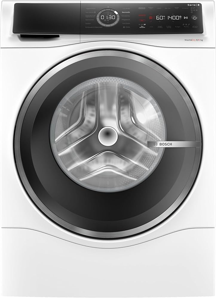 BOSCH Serie 8 || 9KG || Was-droogcombinatie || HomeConnect || SpeedPerfect || IronAssist || intelligentDry || WNC244070