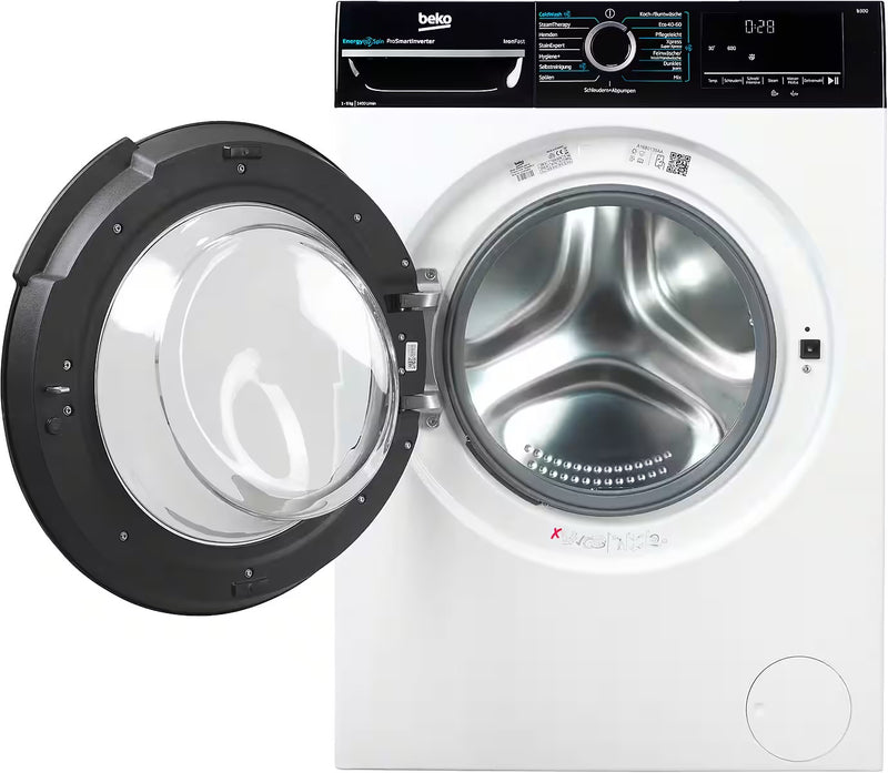 BEKO || 9KG || Wasmachine || A || EnergySpin || SteamCure || IronFast || BM3WFU4941W