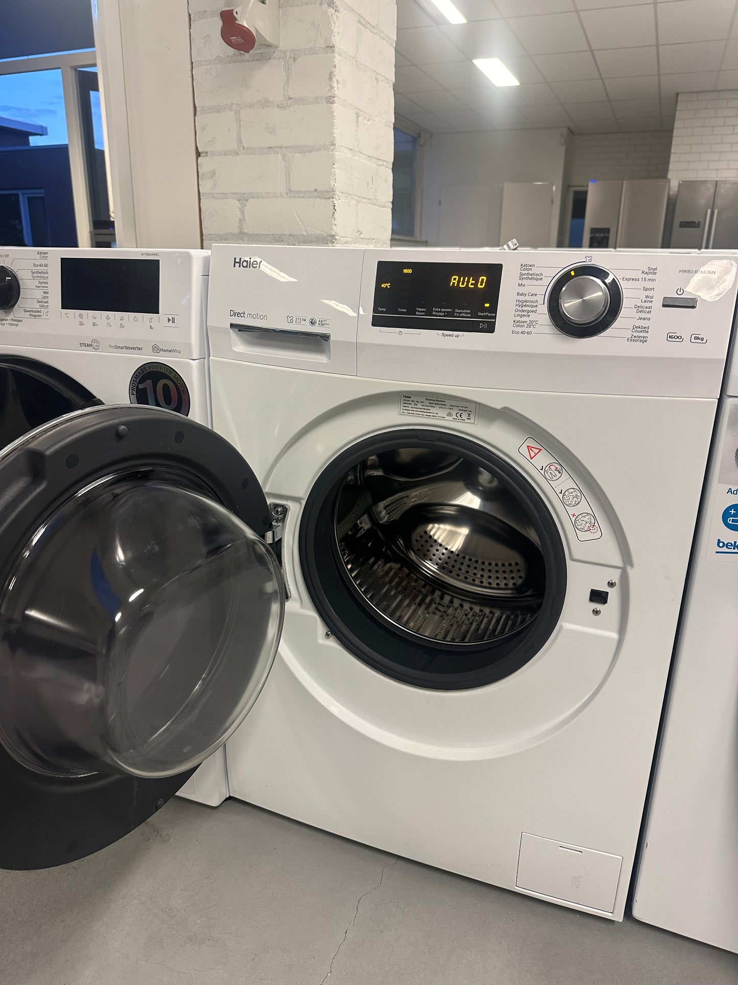 HAIER SERIE 636 8KG WASMACHINE 1600T VOORLADER
