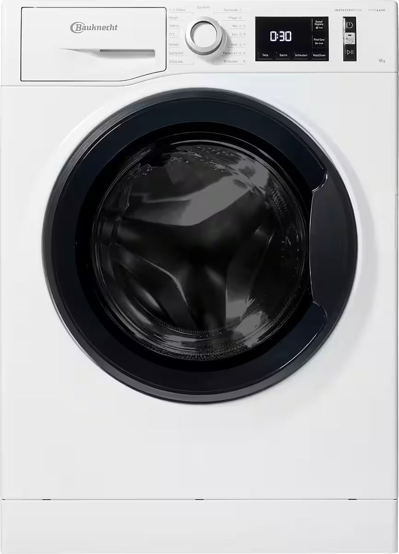 BAUKNECHT || 9KG || Wasmachine || SteamCure || ActiveCare || Super Eco 9464 A