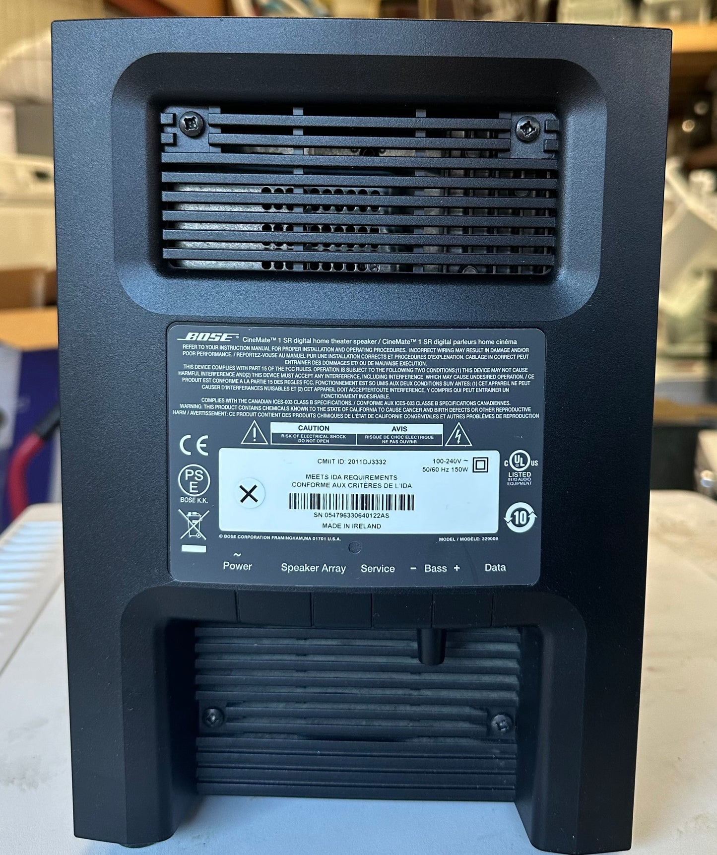 BOSE CINEMATE 1SR Digital Home Theater Subwoofer