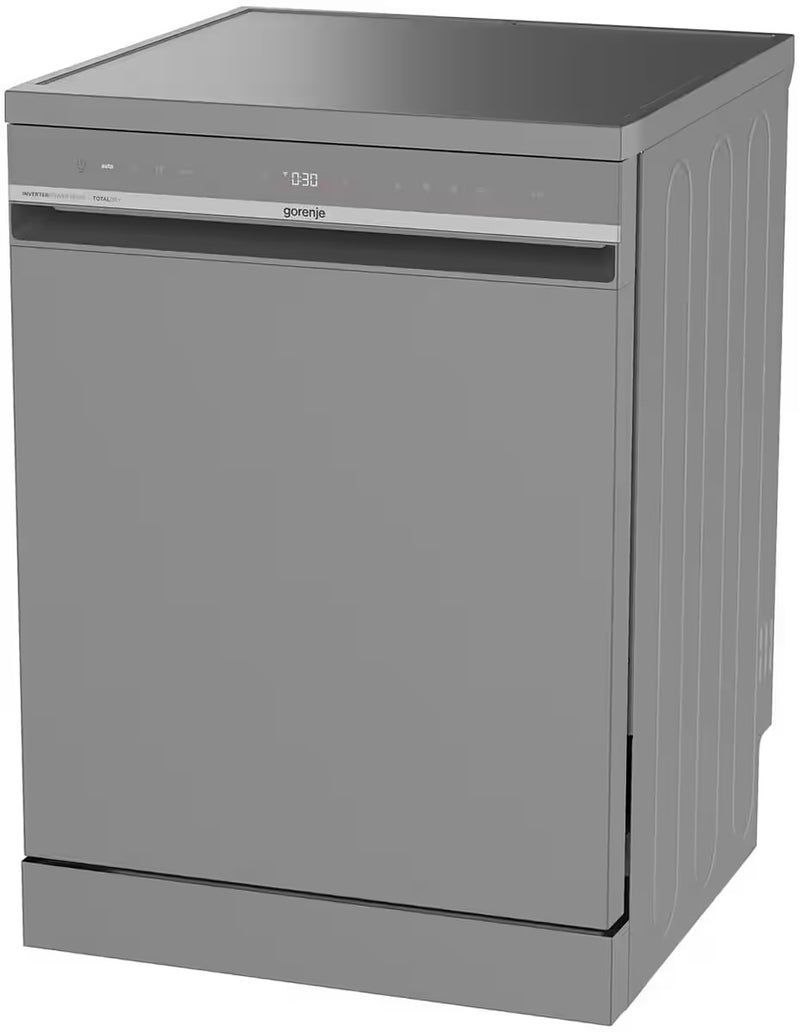 GORENJE || RVS || VAATWASSER || VRIJSTAAND || 16 COUVERTS || WiFi || AutoOpen || PowerDrive || TotalDry || GS673A96X ||