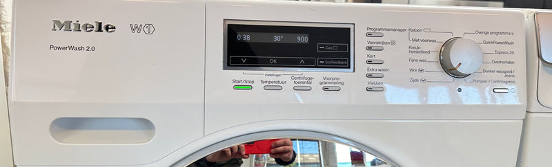 MIELE || W1 || POWERWASH 2.0 ||8KG || 1600T || WASMACHINE ||VRIJSTAAND || VOORLADER || CapDosing ||