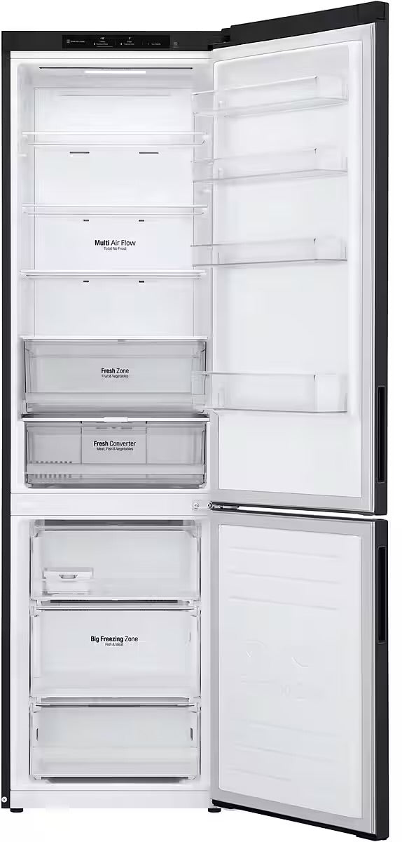 LG || 203CM || Total NoFrost || Koelvriescombinatie || Koelkast || DoorCooling+ || LINEARCooling || GBP62PZNCC