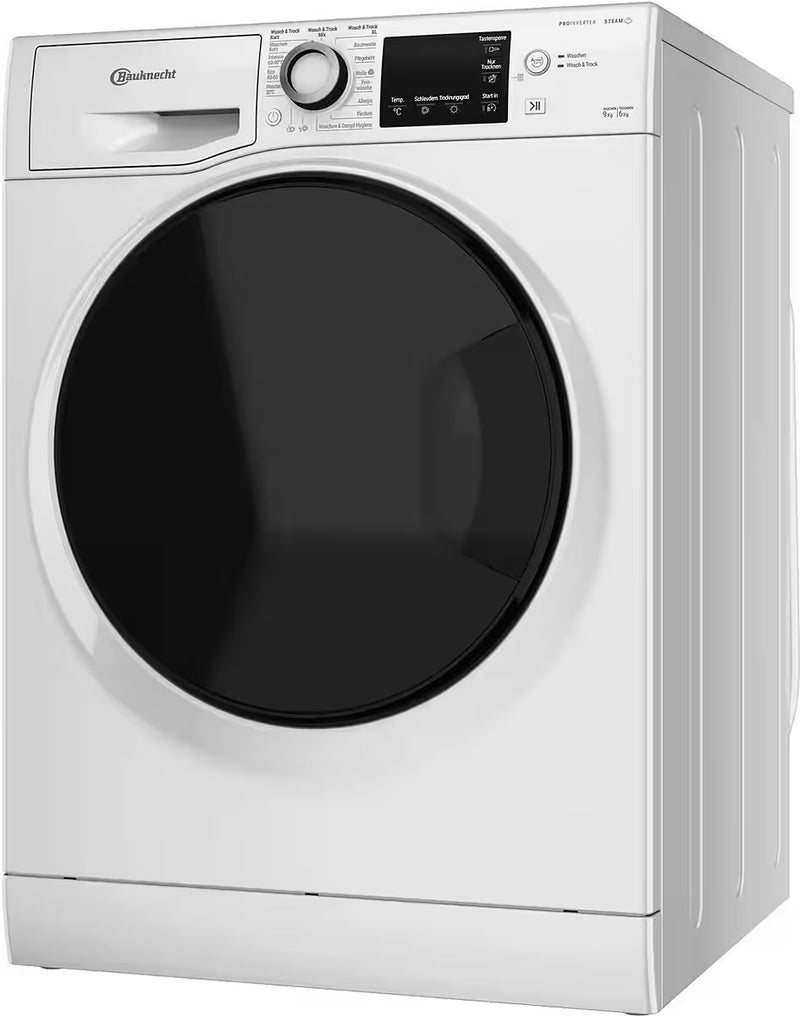 BAUKNECHT || 9KG || Was-droogcombinatie || Stoom || ActiveCare || WT Super Eco 96S 41 N