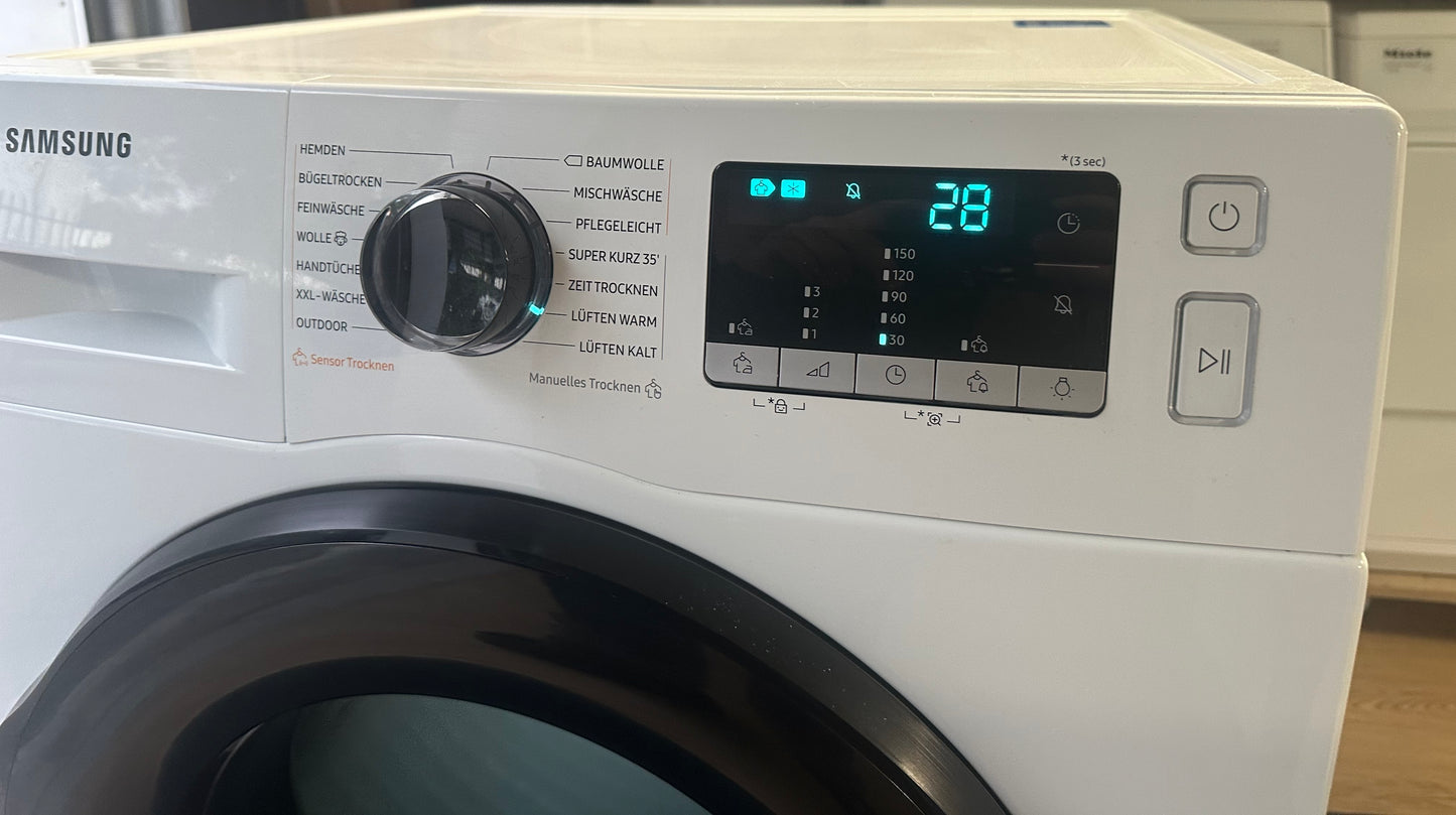 SAMSUNG 9KG WARMTEPOMPDROGER DV9ETA040AE