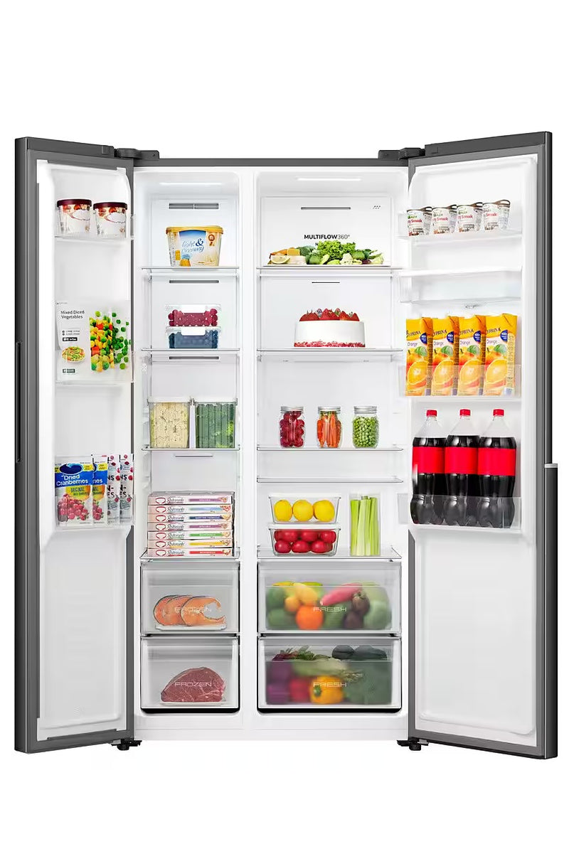 GORENJE || Side-by-side || Koelkast || No Frost || 547L || MultiFlow 360 || NRS917E41BXWD