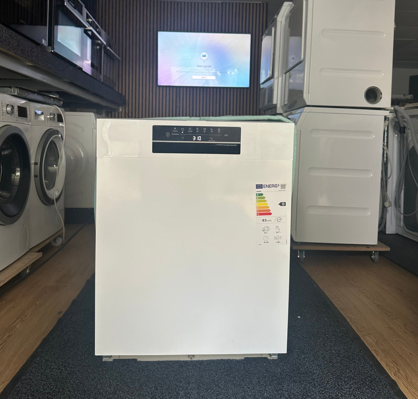GORENJE ONDERBOUW VAATWASSER WIT 14 COUVERTS GU642D60W