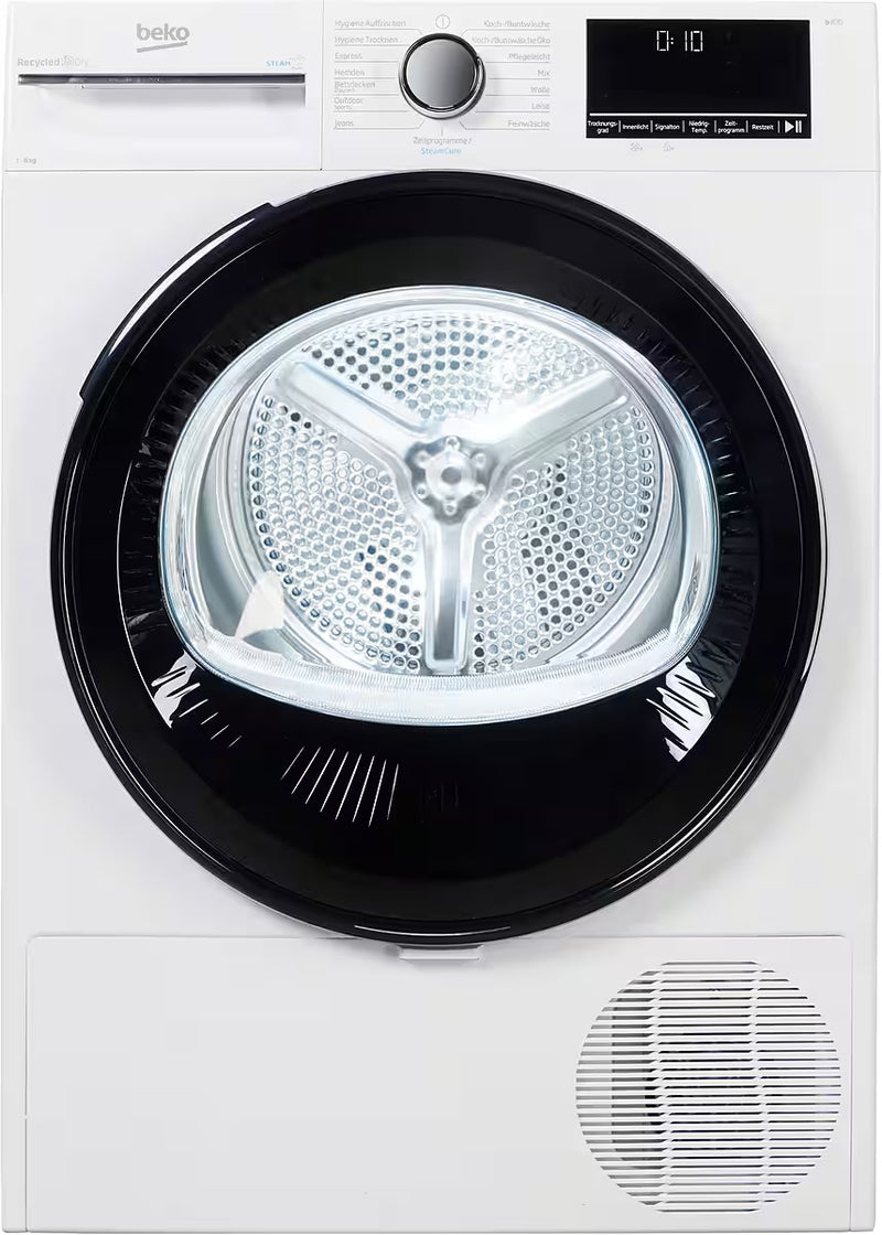 BEKO || 8KG || Warmtepompdroger || AquaWave || EcoGentle || B3TO82C9W