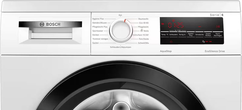 BOSCH SERIE 6 || 8KG || Wasmachine || SpeedPerfect || Onderbouwbaar || WUU28T48