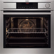 AEG BS8314001M combi stoomoven met premium inbouwdesign en nauwkeurige stoomtechnologie