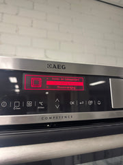 Detailweergave van het stoominspuitsysteem van de AEG BS8314001M