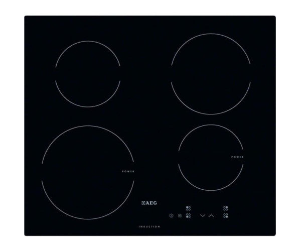 AEG HK604200IB 60cm inbouw inductiekookplaat met strak zwart glasdesign