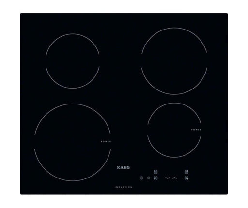 AEG HK604200IB 60cm inbouw inductiekookplaat met strak zwart glasdesign