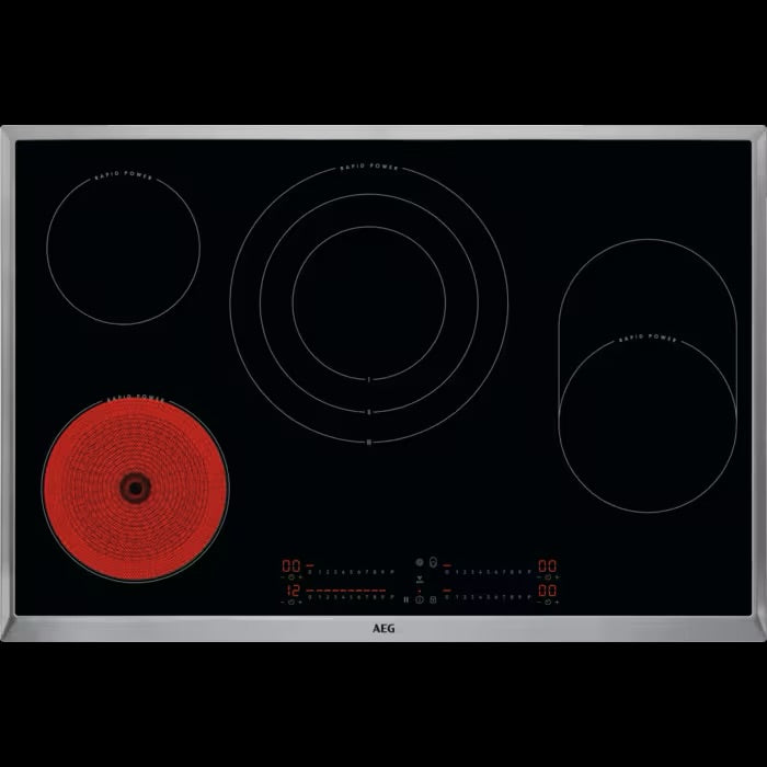 AEG HK857870XB Rapid Power inbouw inductiekookplaat met strak zwart glas