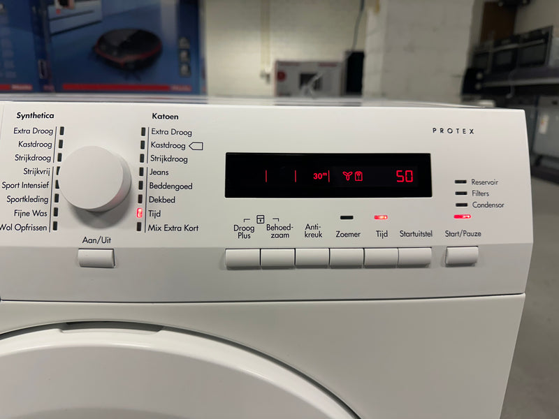 AEG T71272NAC condensdroger met condenswaterreservoir of aansluiting voor afvoerslang