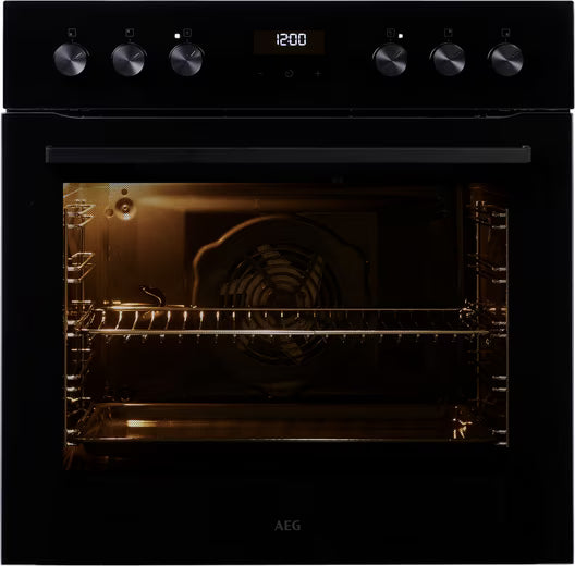 AEG 5000 || Inbouw|| Fornuis|| Oven + Kookplaat|| 60CM || 72L || MaxiKlasse || Aqua Clean || HH25HSB