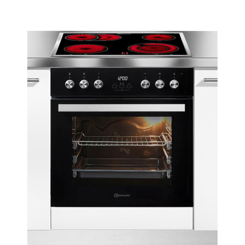 BAUKNECHT || Inbouw || Fornuis || Oven-kookplaatset || 65L || Hydrolyse || PowerHetelucht || HVS5 TH8VS3 ES