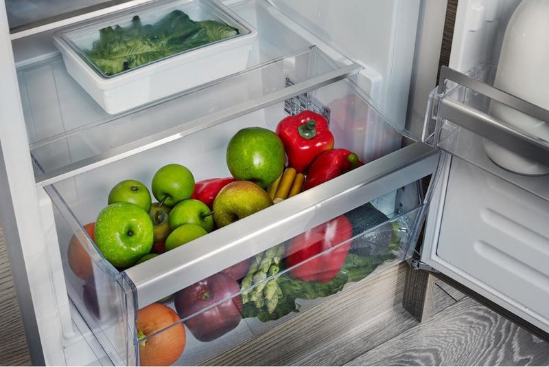 Bauknecht BKSI12VF3D inbouw koelkast met geopende deur en overzichtelijk interieur