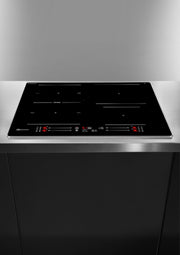 Bovenaanzicht van de Bauknecht BS5860F CPAL inductiekookplaat met kookzones