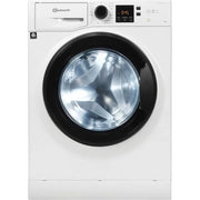 Bauknecht Super Eco 845 A met geopende deur en zicht op de voorkant van het apparaat