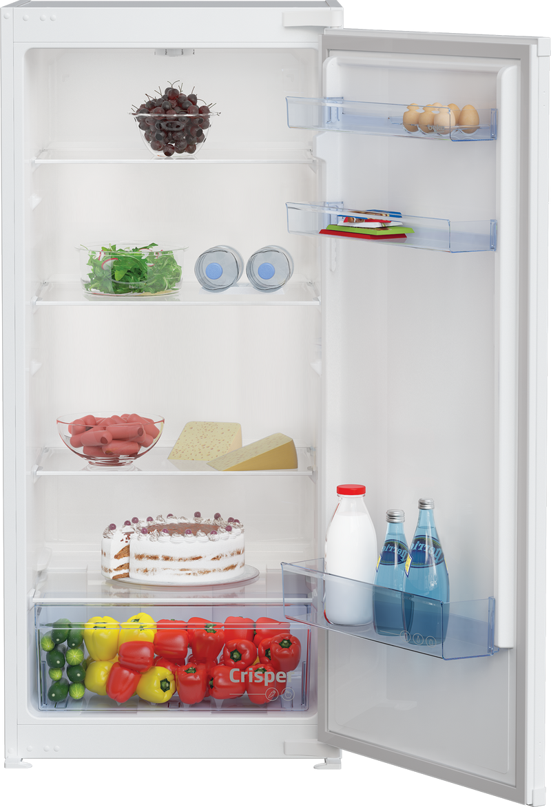 Beko BLSA210M4SN 122cm inbouw koelkast met sleepdeur en energiezuinige koeling