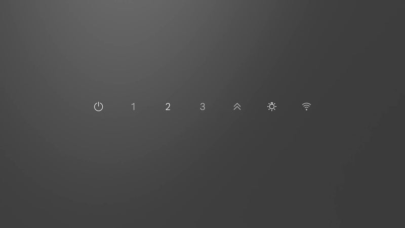 Onderzijde van de Bosch DWJ81AN60 met vetfilters en LED-verlichting