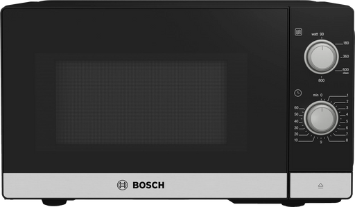 Bosch FFL020MS2 vrijstaande solo magnetron in RVS-look vooraanzicht